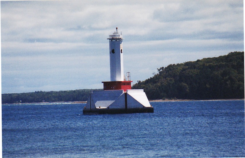 mackinac lighthouse buoy mackinac michigan